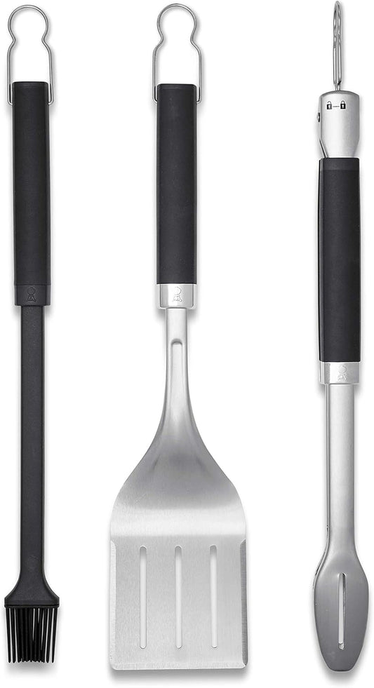 Weber Precision 3-Piece Grilling Tool Set,