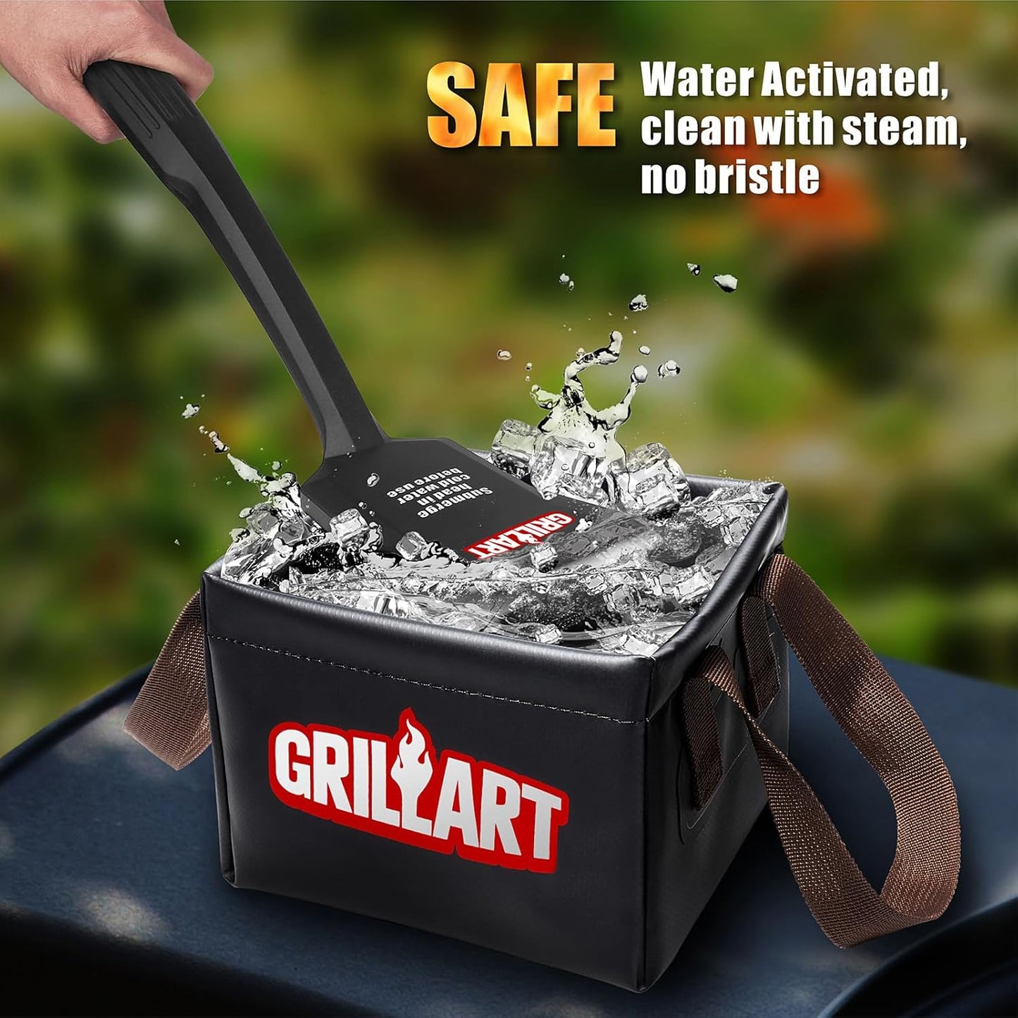 GRILLART Grill Brush Bristle Free