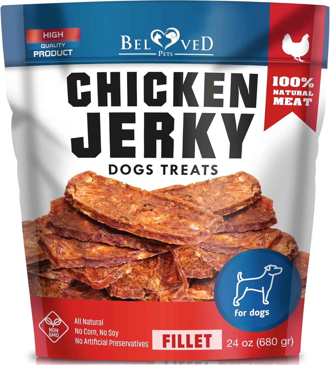 Chicken Jerky Dog Treats 1.5 Lb