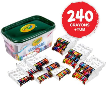 Crayola Crayon Tub (240ct)