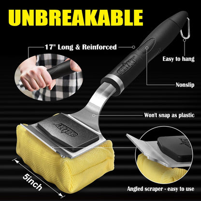 GRILLART Grill Brush for Outdoor Grill Bristle Free