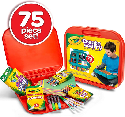 Crayola Create 'N Carry Art Set (75pcs)